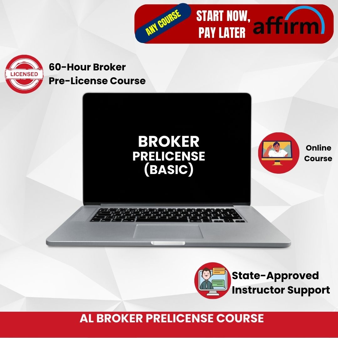 AL BROKER Pre-Licensing Course Online (Basic)